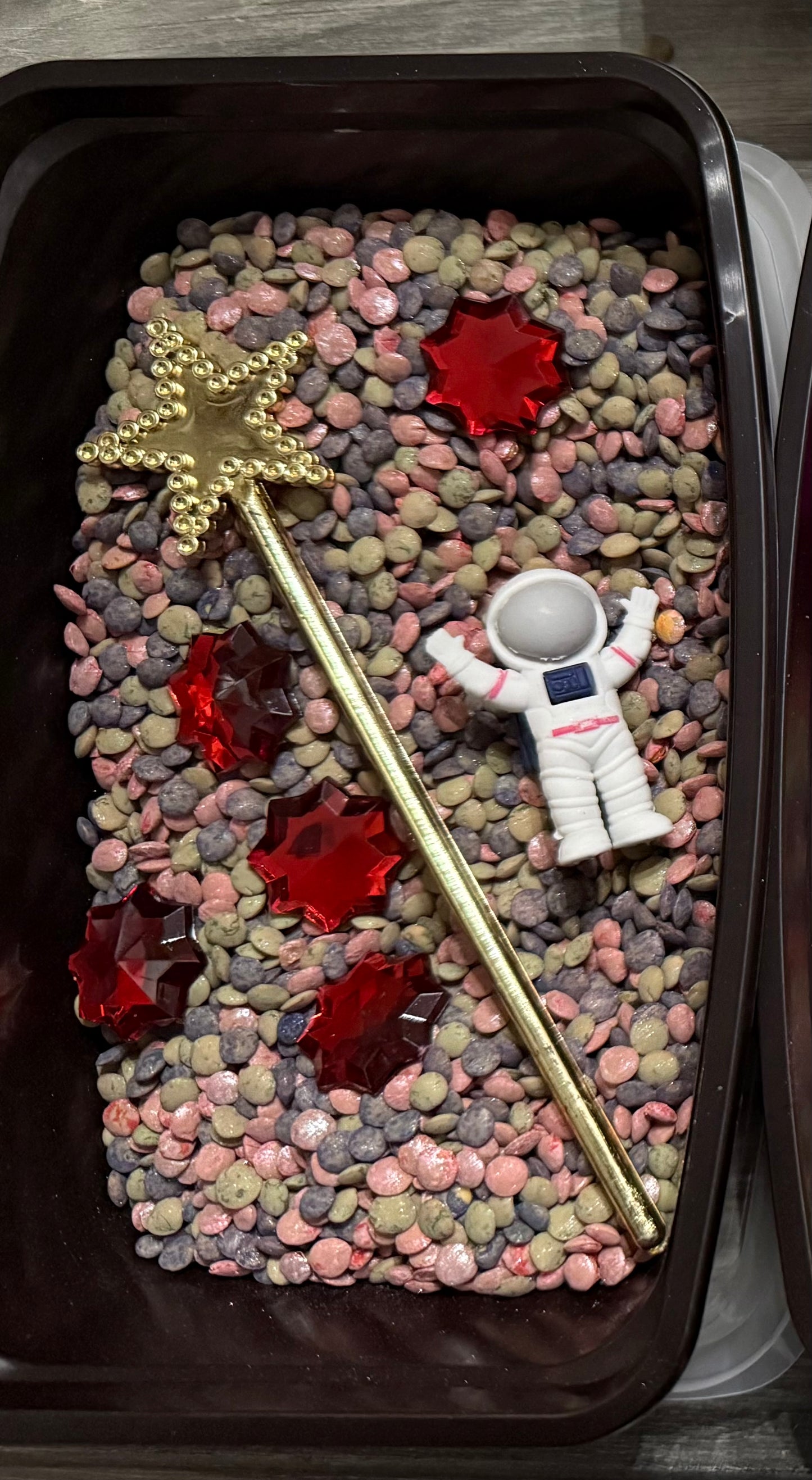 Mini Astronaut Sensory Bin