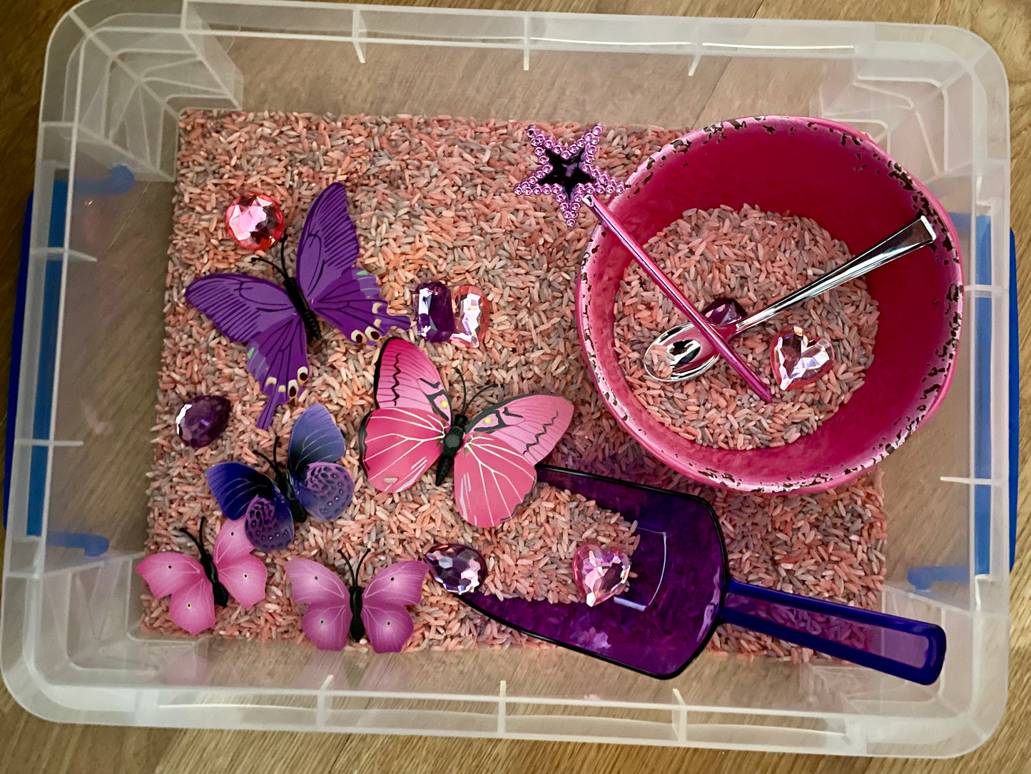 Butterfly Princess Sensory Bin