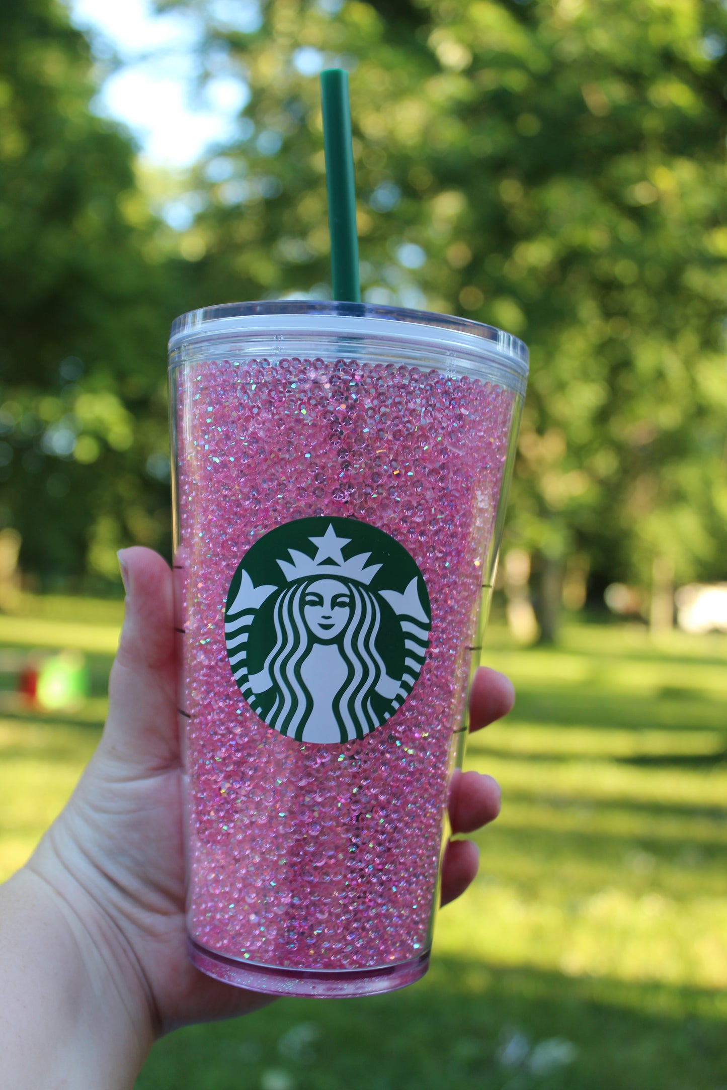 Rhinestone Filled Tumbler