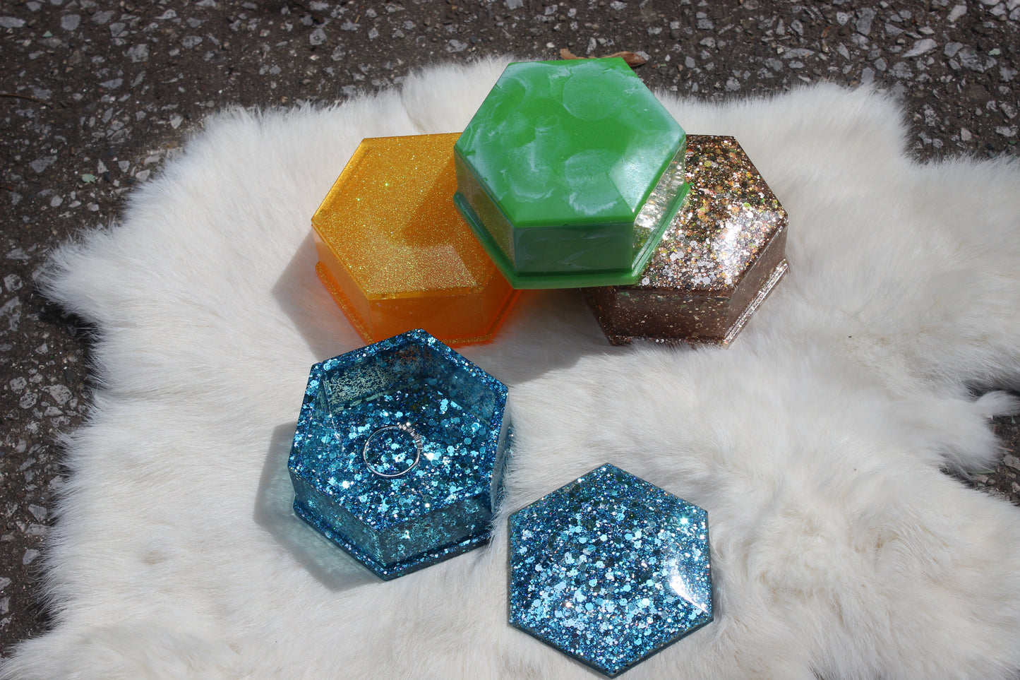 Hexagon Trinket Box
