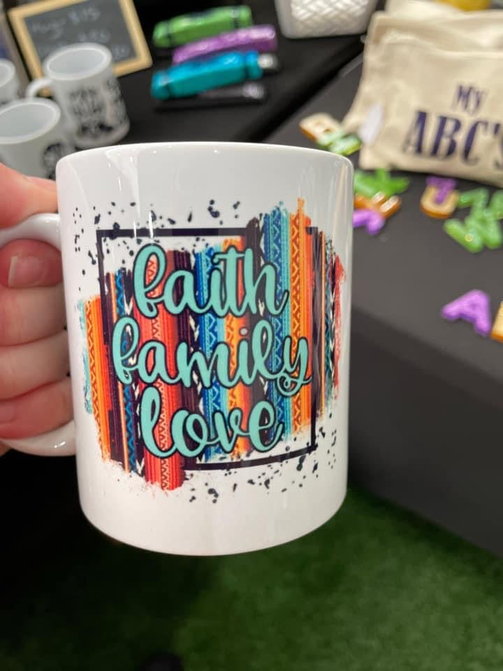 Faith Family Love Coffee Mug