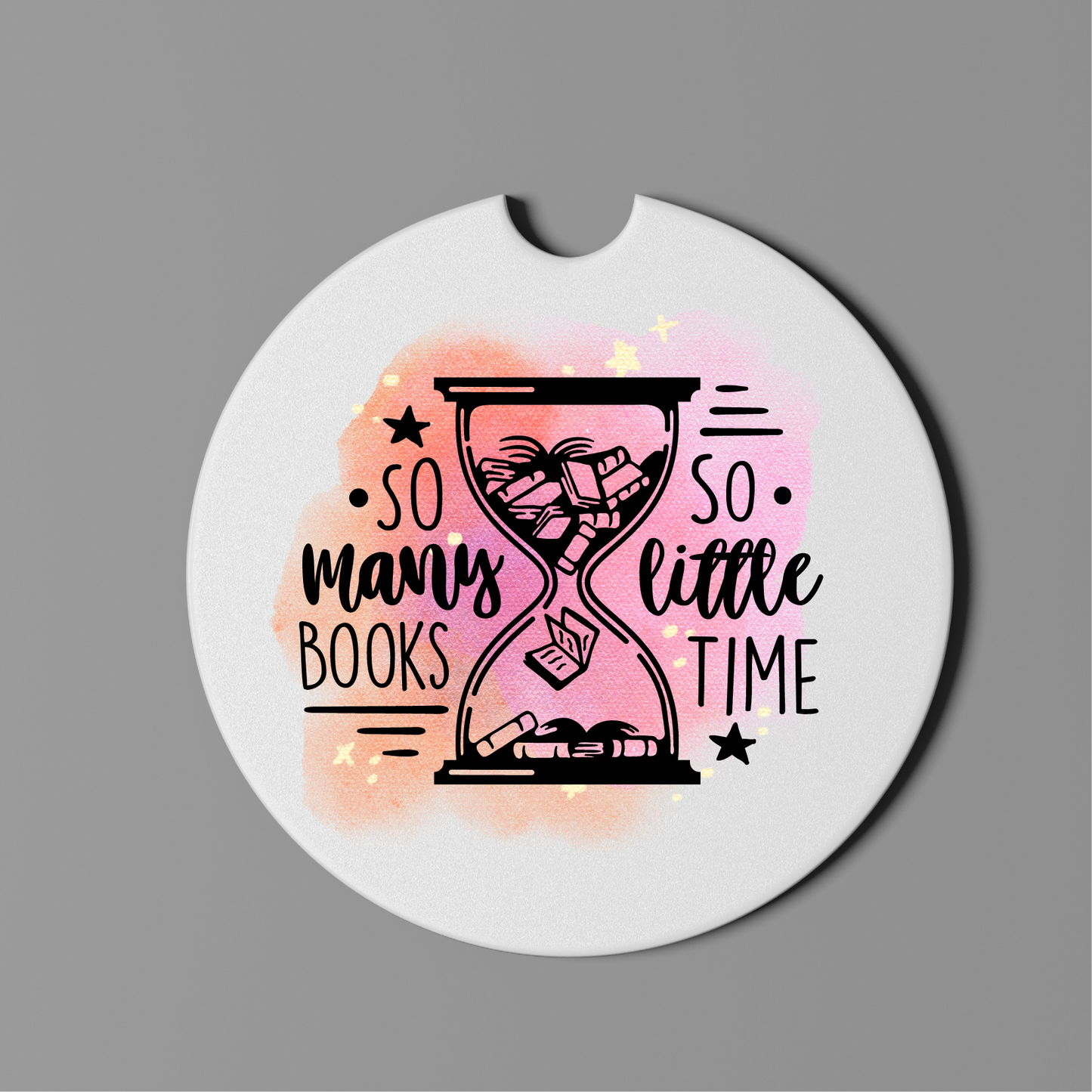Book Themed Car Coasters