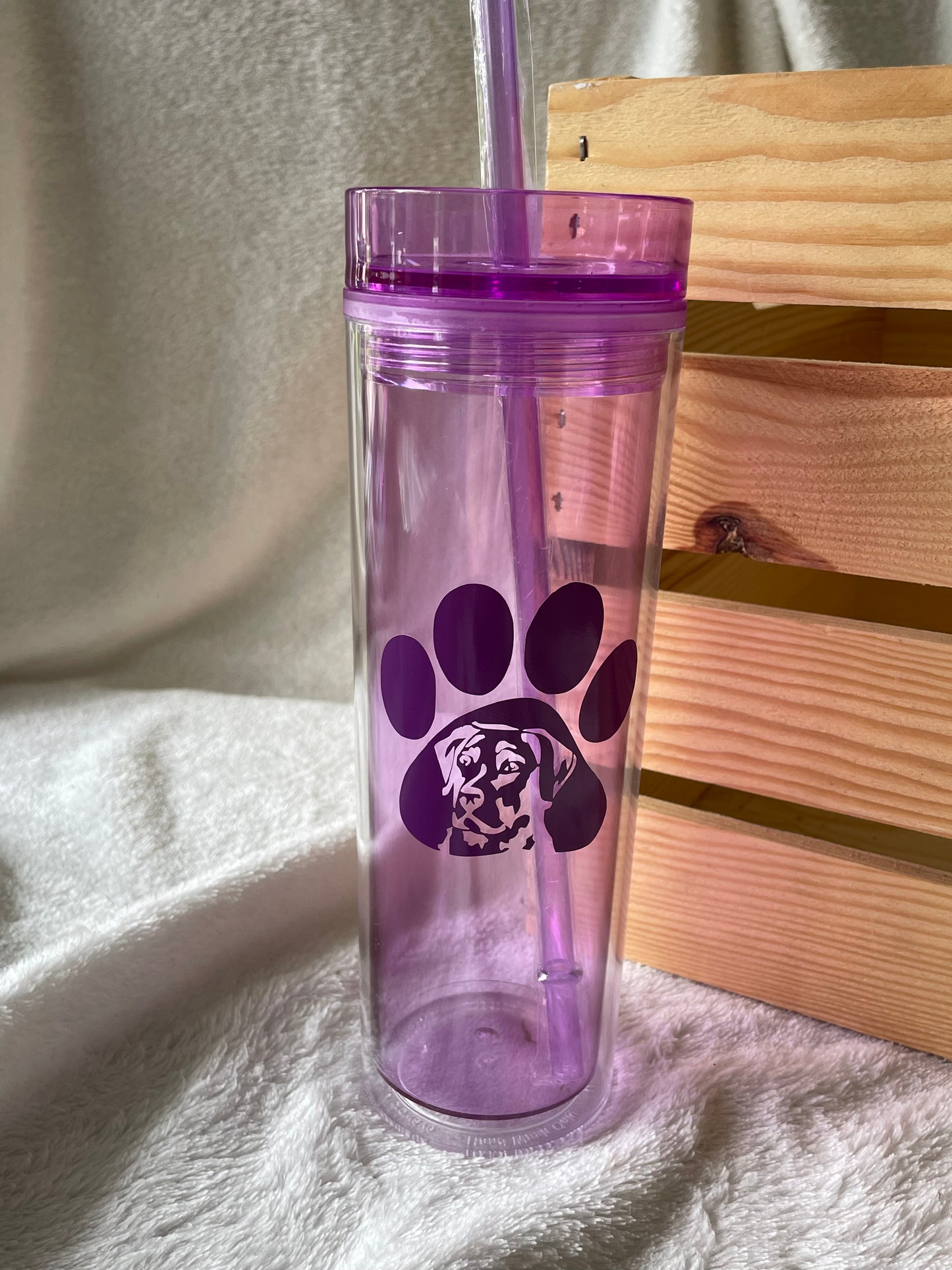 Paw Print Dog 16 oz Tumbler