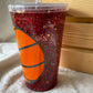 Basketball 16 oz Snowglobe Tumbler