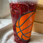 Basketball 16 oz Snowglobe Tumbler