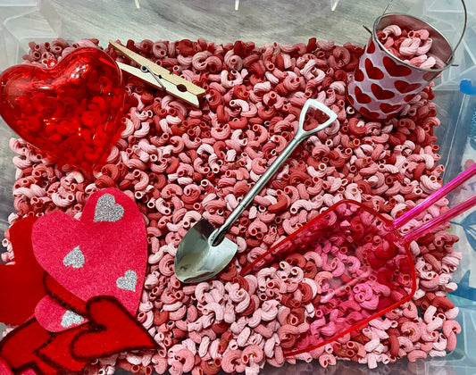 Heart Sensory Bin