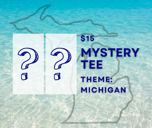 Michigan Themed Adult Mystery Tee