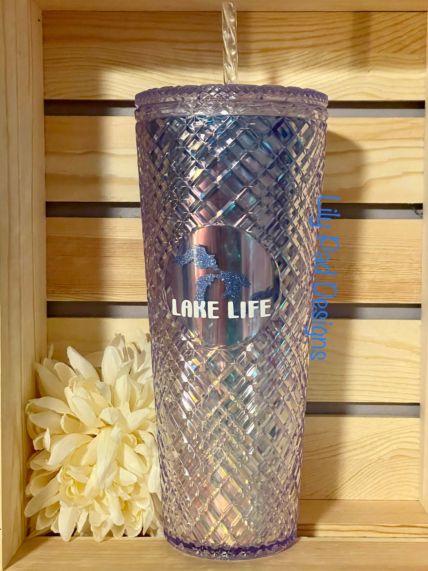 24 oz Crystal Lake Life Tumbler