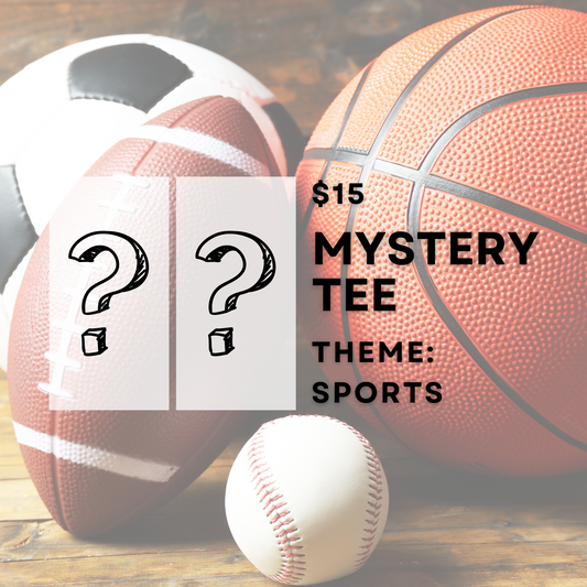 Sports Themed Adult Mystery Tee