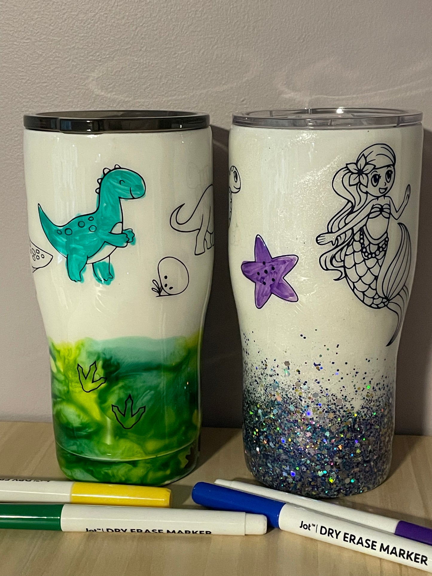 20oz Mermaid Coloring Tumbler