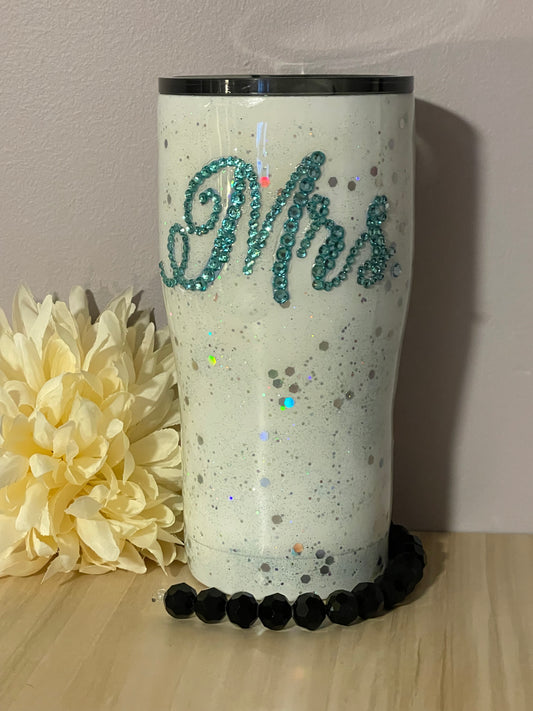 20oz Rhinestone Mrs Tumbler