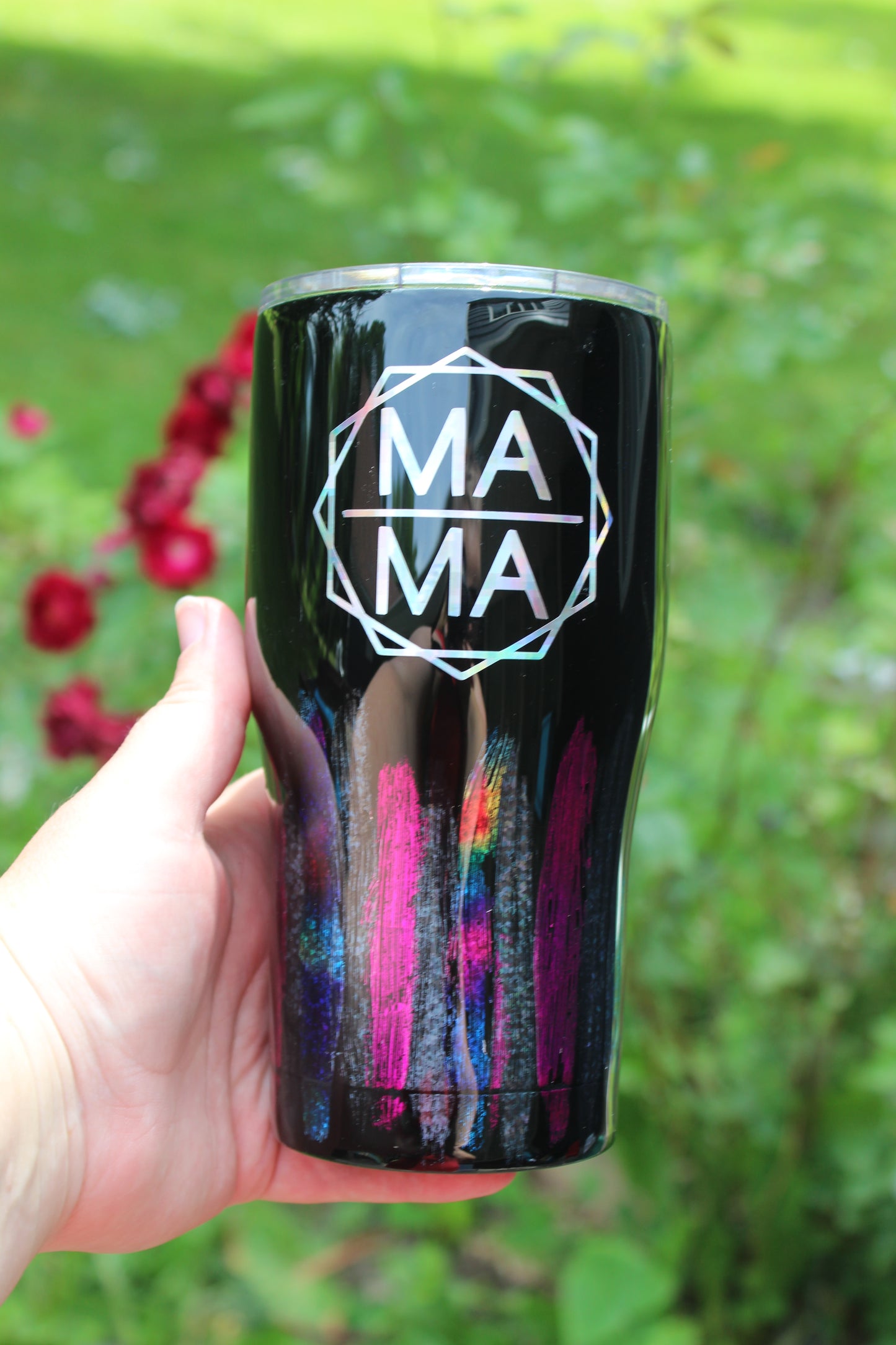 Holographic Mama Tumbler