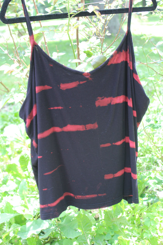 Bleached Black Tank Top