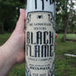 Black Candle Glitter Burst Tumbler
