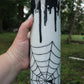 Black Candle Glitter Burst Tumbler