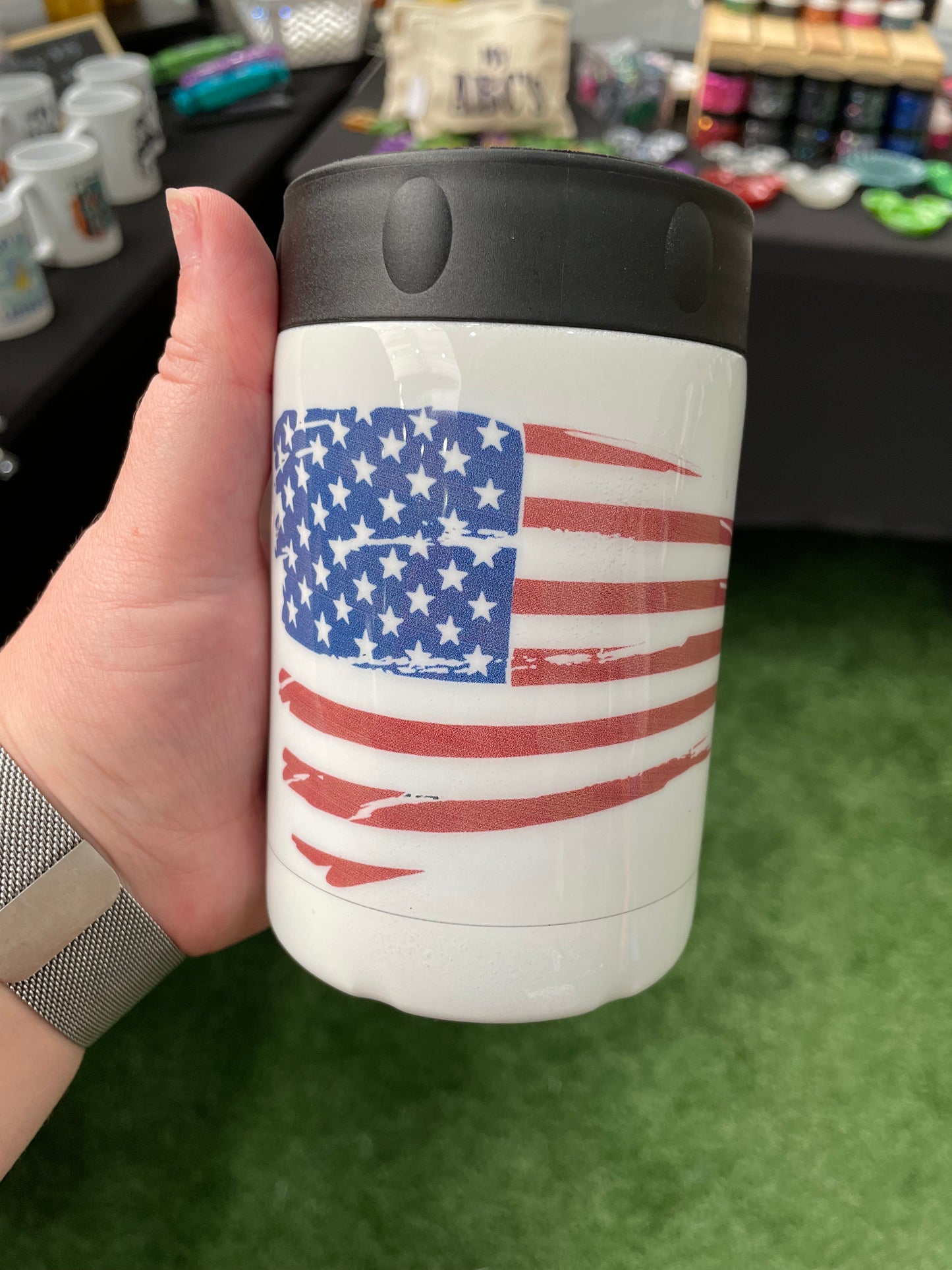 Freedom Isn't Free Insulated Can Cooler