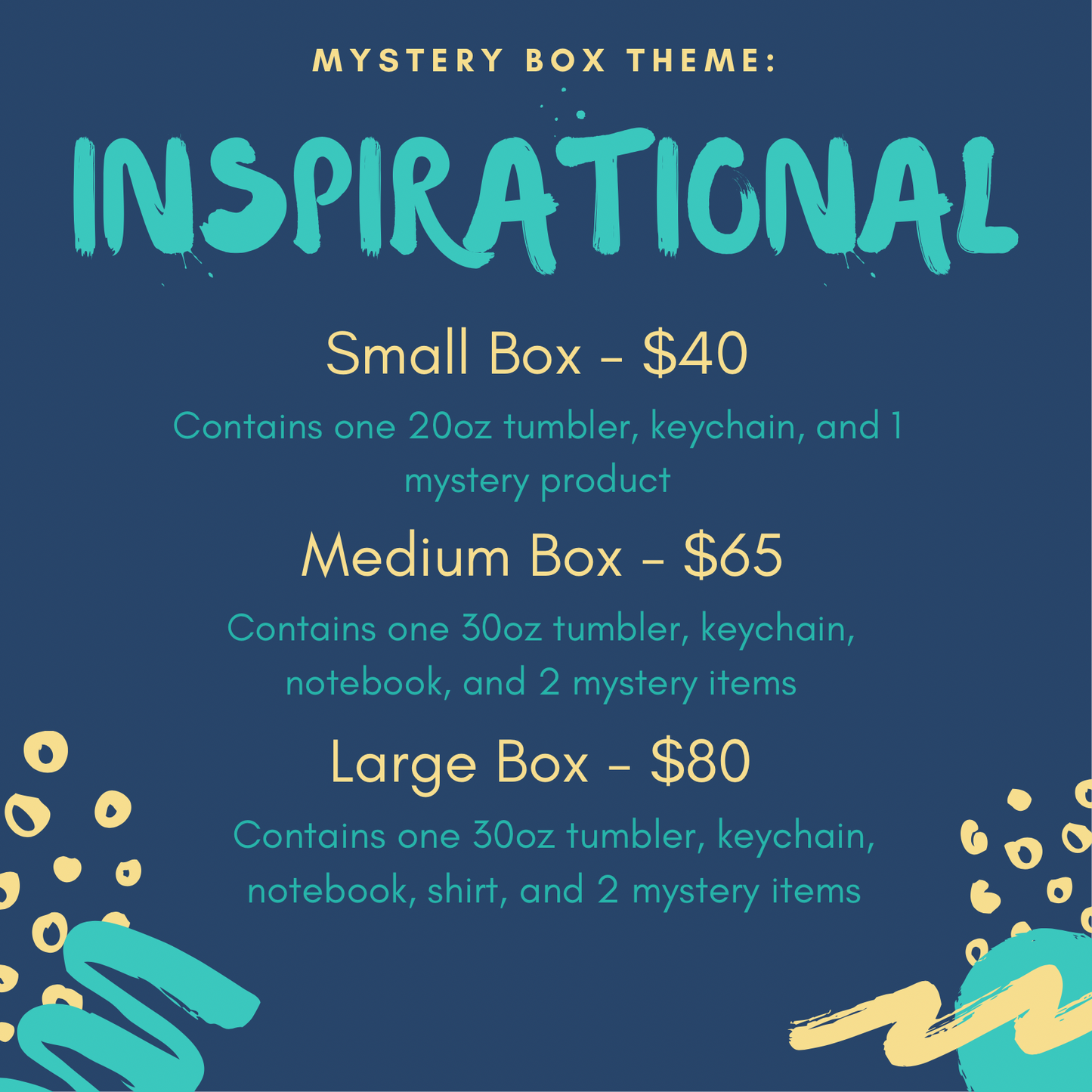 Inspirational Themed Mystery Box