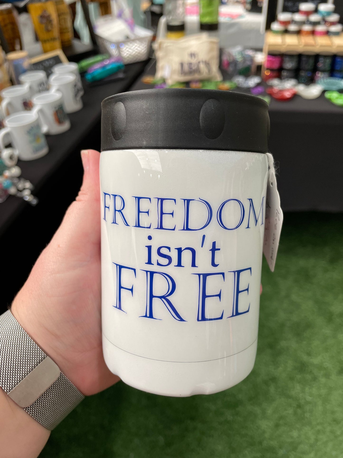 Freedom Isn't Free Insulated Can Cooler