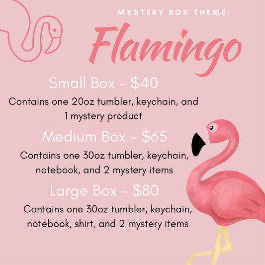 Flamingo Themed Mystery Box