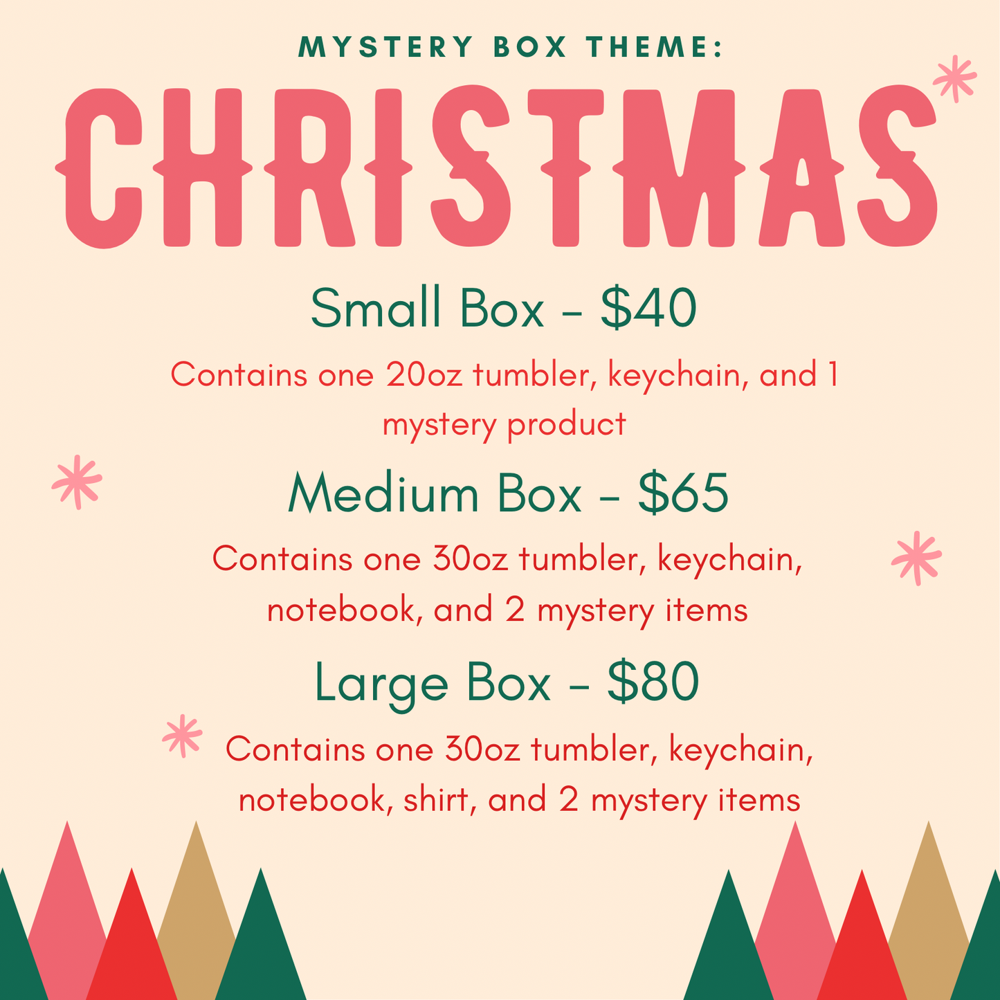 Christmas Themed Mystery Box